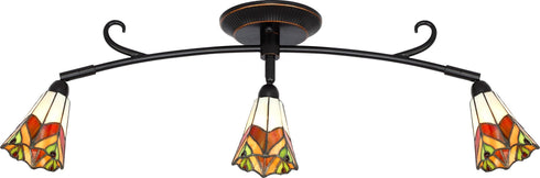 TK263-3-193 Fredericton Collection Tiffany 3-Light Ceiling Track Fixture