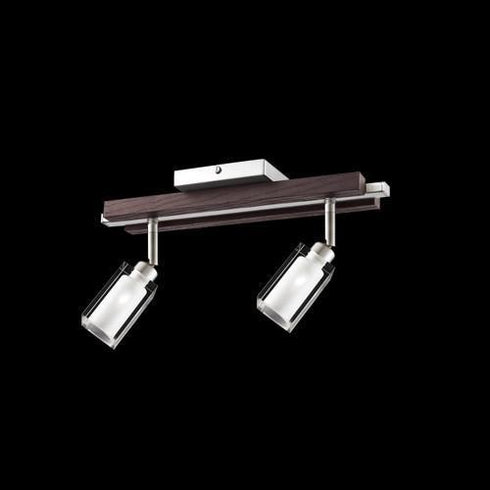 TK349-2-SCH 2-Light Contemporary Ceiling Track