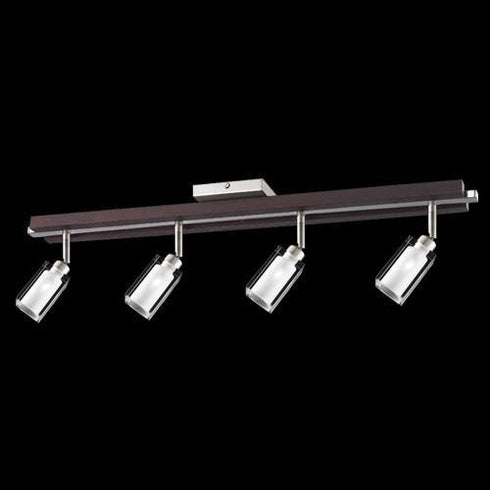 TK349-4-SCH 4-Light Contemporary Ceiling Track