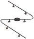 TK44-16-117 6-Light Dark Chocolate Adjustable Ceiling Track Fixture