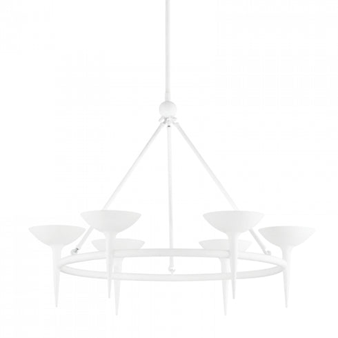 Troy 6 Light Chandelier Model: F2606-GSW