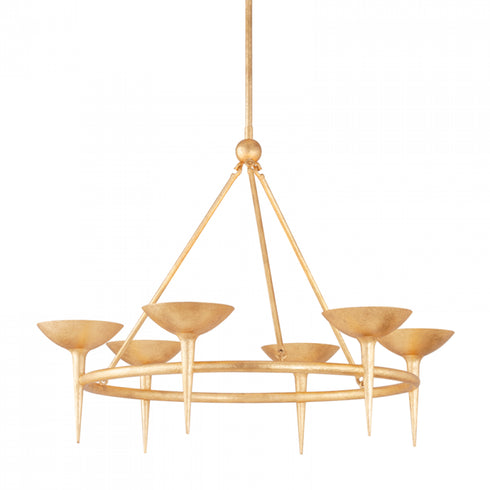 Troy 6 Light Chandelier Model: F2606-GSW