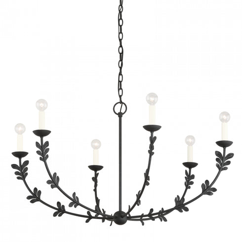 Troy 6 Light Large Chandelier Model: F4440-BI