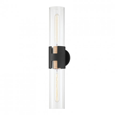 Troy Amado 2 Light Large Wall Sconce Model: B3232-PN/TBK