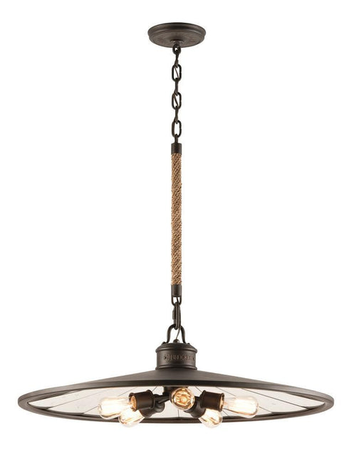 Troy Brooklyn 5 Light Pendant Model: F3147