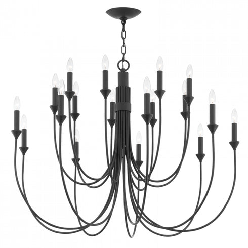 Troy Cate 18 Light Chandelier Model: F1018-FOR
