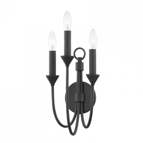 Troy Cate 3 Light Wall Sconce Model: B1003-GSW