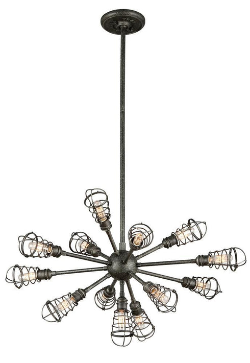 Troy Conduit 13 Light Chandelier Large Model: F3815