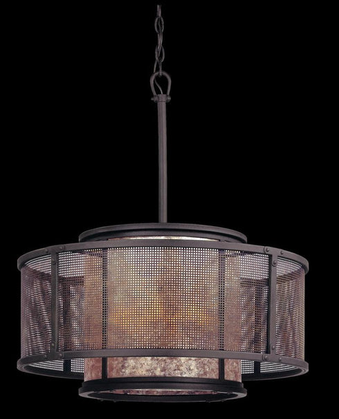 Troy Copper Mountain 6 Light Pendant Dining Model: F3105