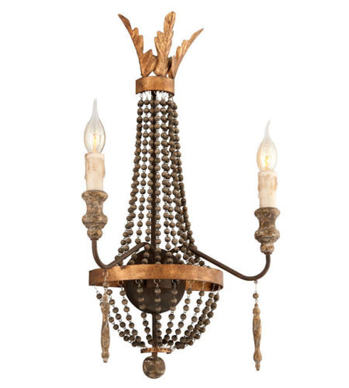 Troy Delacroix 2 Light Wall Sconce Model: B3532