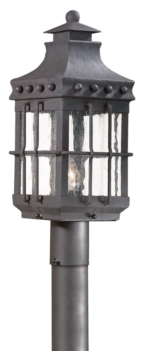Troy Dover 1 Light Post Lantern Medium Model: P8972-TBK