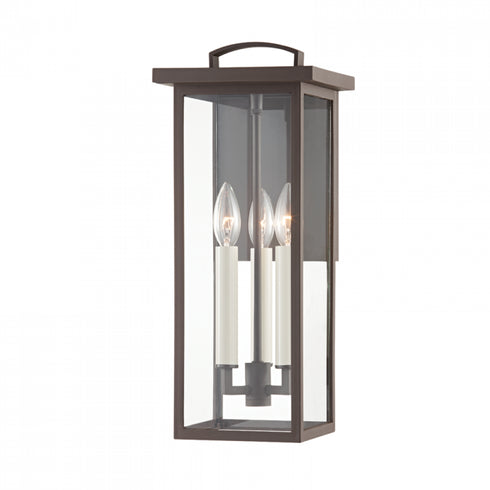 Troy Eden 3 Light Medium Exterior Wall Sconce Model: B7522-TBK
