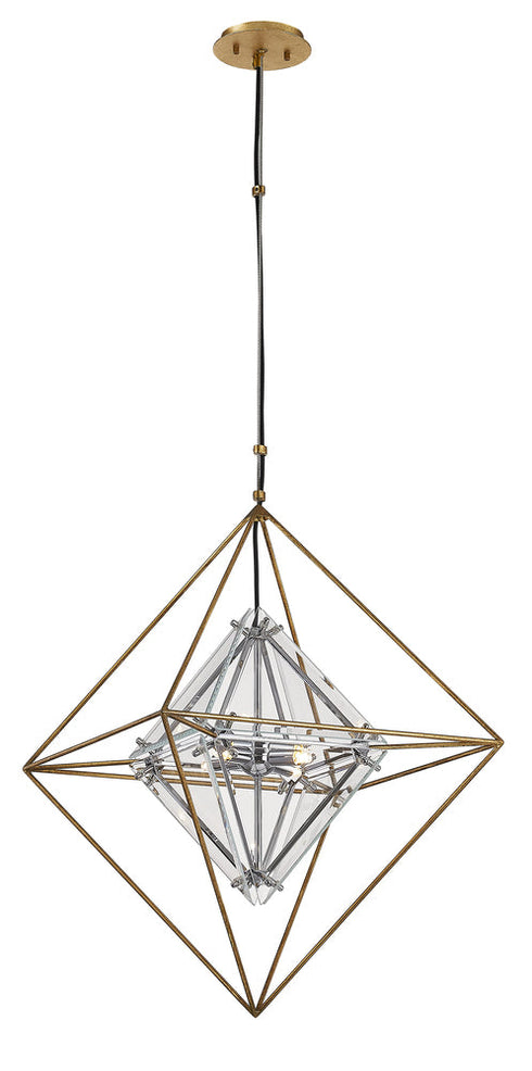Troy Epic 4 Light Pendant Small Model: F7145