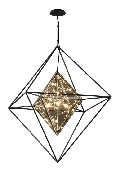 Troy Epic 8 Light Pendant Large Model: F5327-TRN