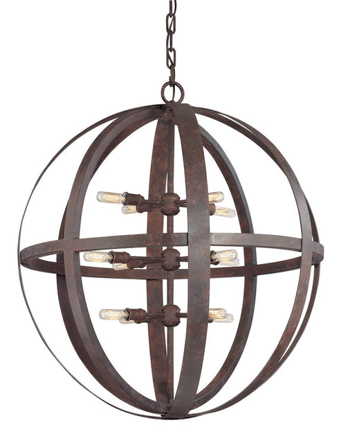 Troy Flatiron 12 Light Pendant Model: F2518WI