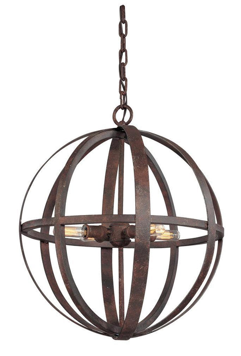 Troy Flatiron 4 Light Pendant Model: F2514WI