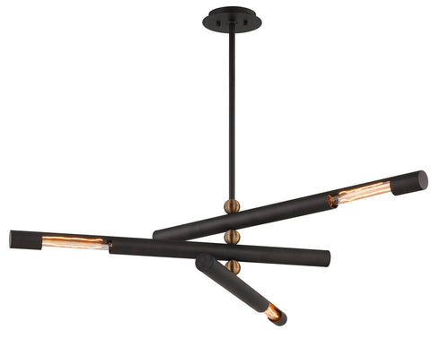 Troy Hendrix 3 Light Pendant Model: F6885-BRZ/PBR