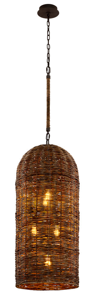 Troy Huxley 5 Light Pendant Model: F6907-TBZ