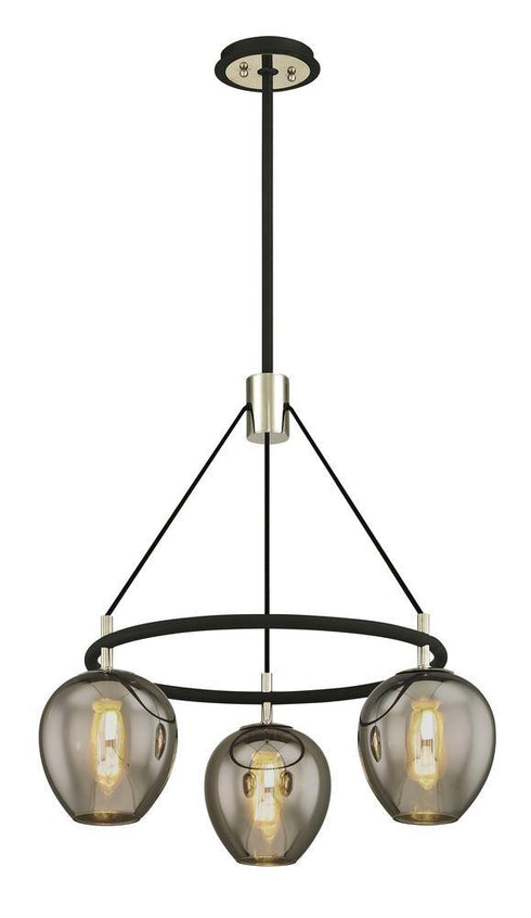 Troy Iliad 3 Light Pendant Model: F6213-TBK/PN