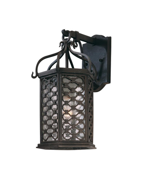 Troy Los Olivos 1 Light Wall Lantern Small Model: B2372OI