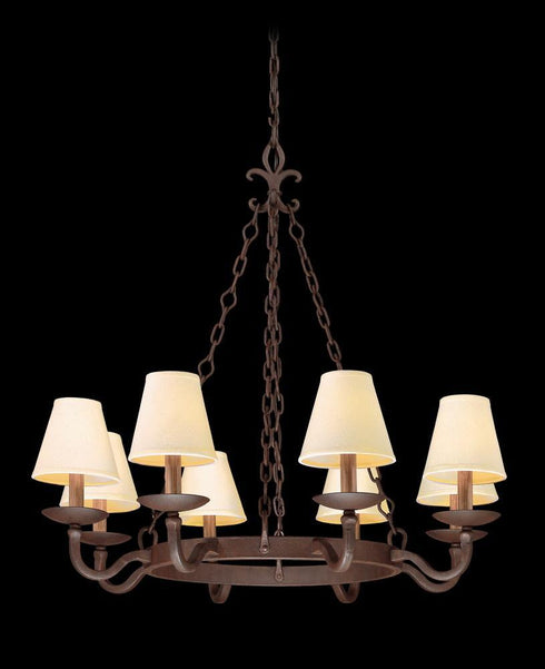 Troy Lyon 8 Light Chandelier Model: F2715
