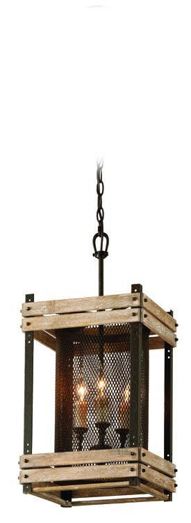 Troy Merchant Street 3 Light Pendant Model: F4063