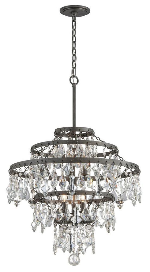 Troy Meritage 6 Light Chandelier Large Model: F4317