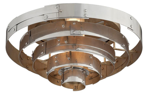 Troy Mitchel Field 1 Light Ceiling Flush Model: C4720