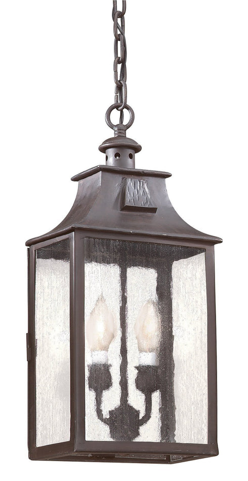 Troy Newton 2 Light Hanging Lantern Medium Model: FCD9004OBZ