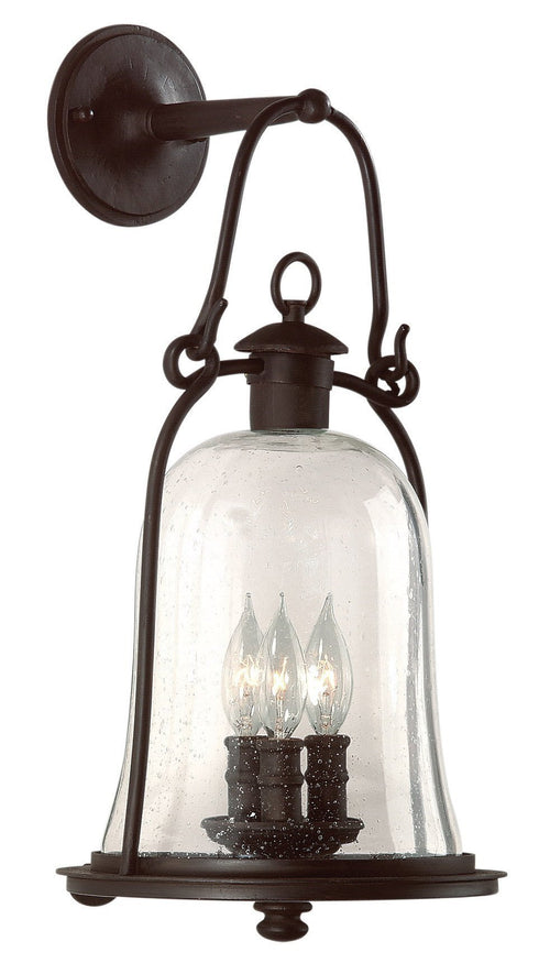 Troy Owings Mill 3 Light Wall Lantern Large Model: B9463NB
