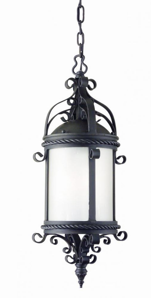 Troy Pamplona 4 Light Hanging Lantern Large Model: FCD9124OBZ