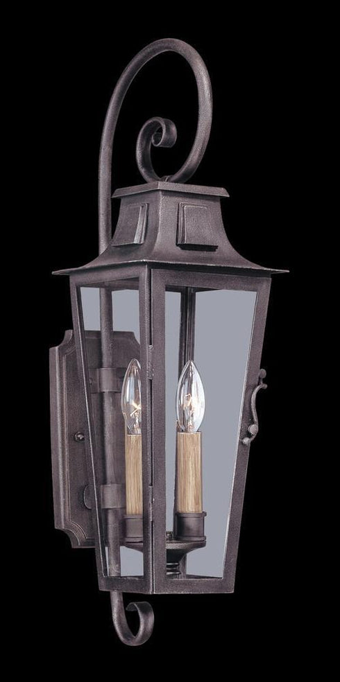 Troy Parisian Square 2 Light Wall Lantern Medium Model: B2962-APW