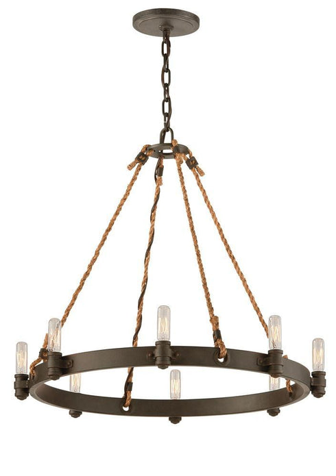 Troy Pike Place 8 Light Pendant Medium Model: F3125-HBZ