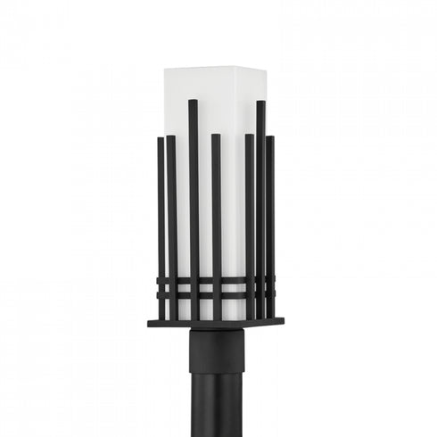 Troy San Mateo 1 Light Exterior Post Model: P5422-TBK