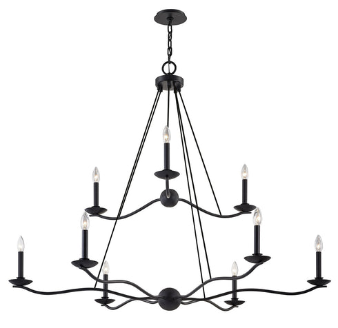 Troy Sawyer 9 Light Chandelier Model: F6309