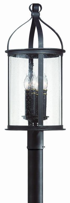 Troy Scarsdale 4 Light Post Lantern Out When Sold Model: P9475FBK