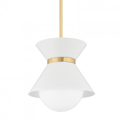 Troy Scout 1 Light Large Pendant Model: F8620-SBK/PN