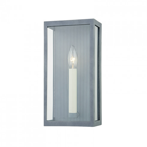 Troy Vail 1 Light Exterior Wall Sconce Model: B1031-TBK/WZN