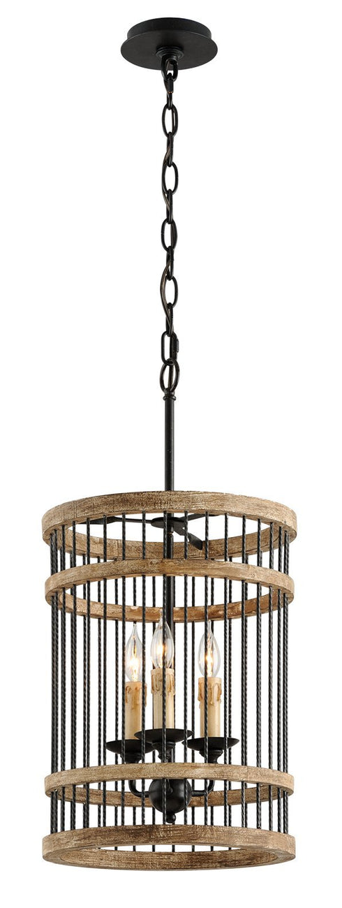 Troy Vineyard 3 Light Pendant Small Model: F4855