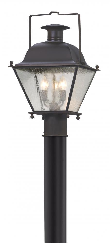 Troy Wellesley 3 Light Post Lantern Med Model: P5075CI