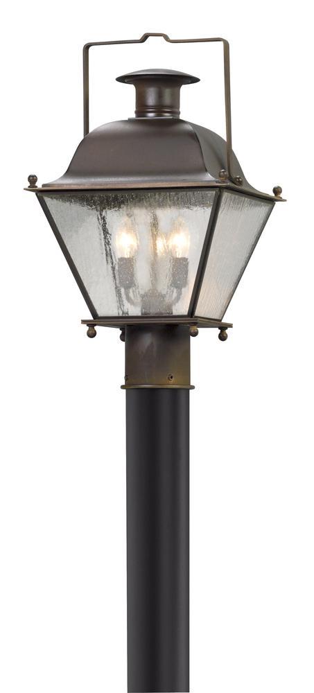 Troy Wellesley 3 Light Post Lantern Med Model: P5075NR