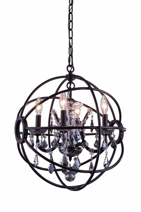 Urban Classic Geneva 4 Light Pendant Model: 1130D17RI/RC