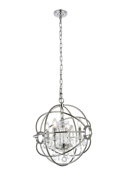 Urban Classic Geneva 4 Light Pendant Model: 1130D17RI/RC