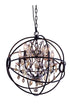 Urban Classic Geneva 5 Light Pendant Model: 1130D20RI/RC