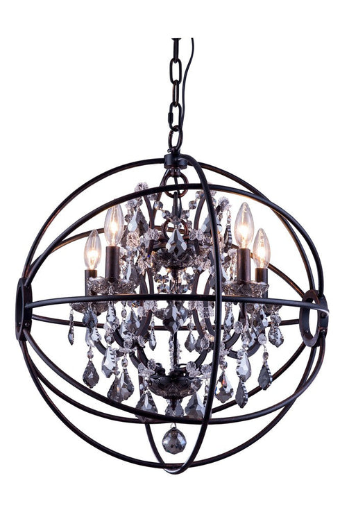 Urban Classic Geneva 5 Light Pendant Model: 1130D20RI/RC