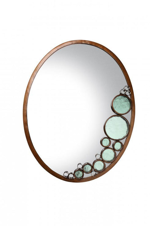 Varaluz Fascination Oval Powder Room Accent Mirror Model: 165A02HO
