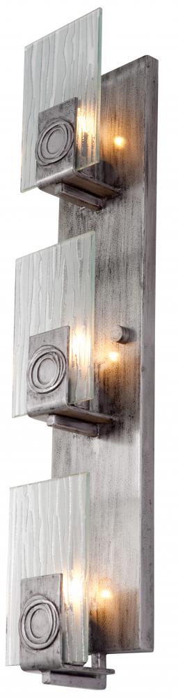 Varaluz 182W03 Polar 3-lt Vertical Bath Fixture