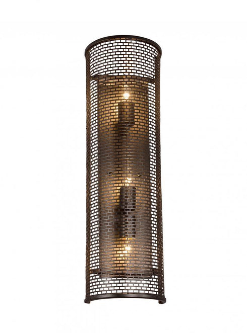 Varaluz Lit-mesh Test Lit Mesh Test 3 Light Sconce New Bronze Model: 231W03NB