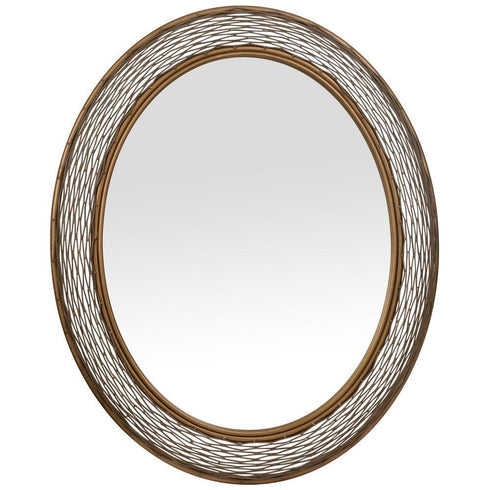 Varaluz Flow Oval Powder Room Accent Mirror Model: 240A02HO