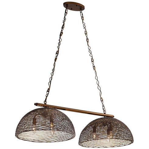 Varaluz 241N06HO Flow Double-shade Linear Pendant